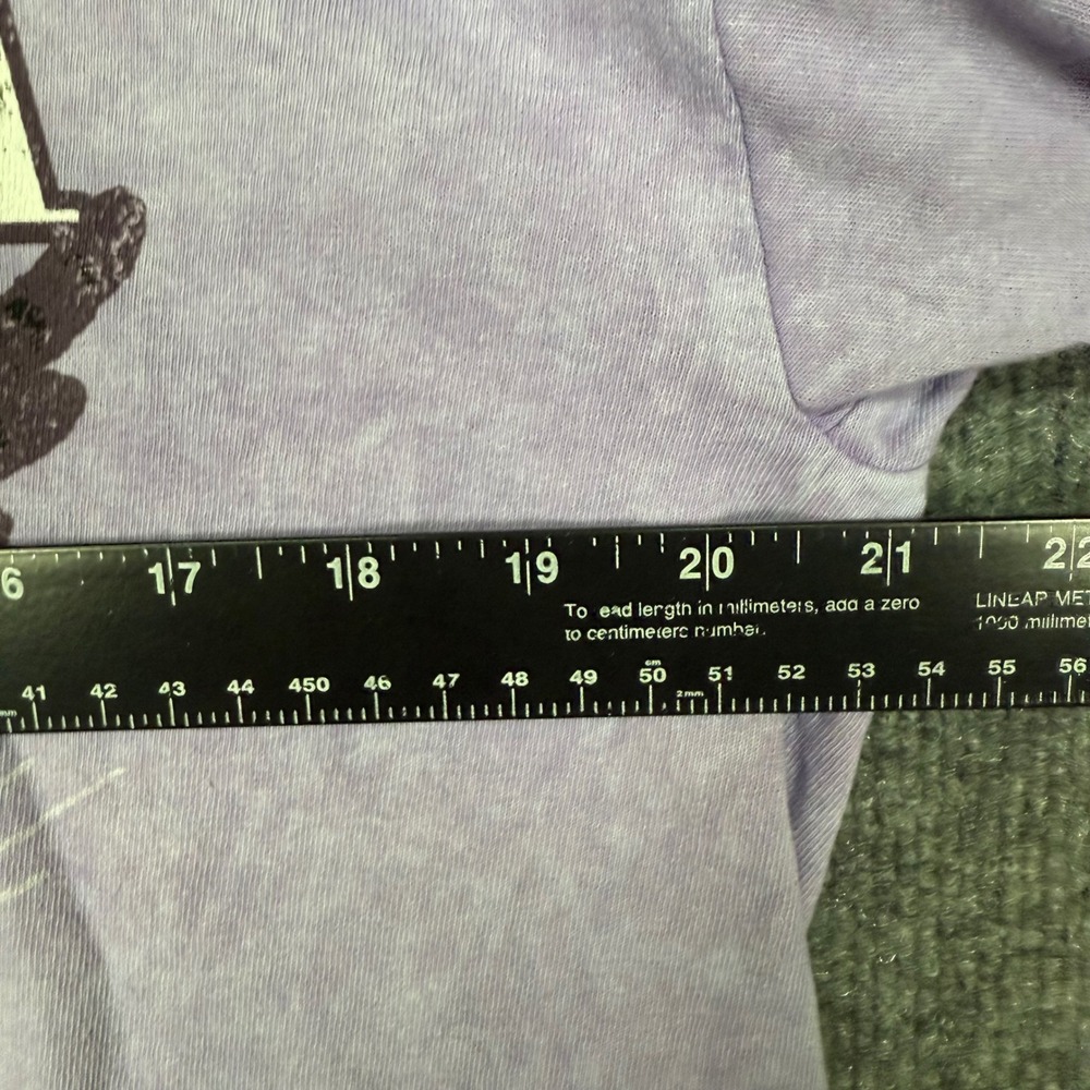 Nirvana Band Tee Mens Large Purple T Shirt Angel Graphic Mineral Wash Rock NWOT - Picture 5 of 8